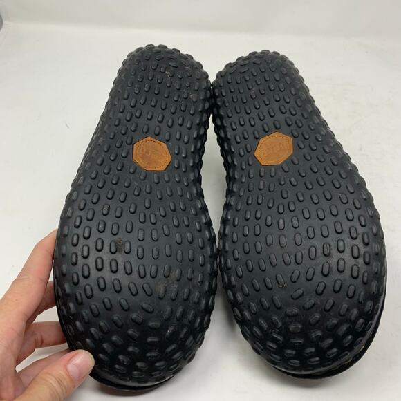 Born W3540 Stitched 5-Eye Plain Toe Driving Walking Oxfords Black Leather size 9 - Picture 5 of 9